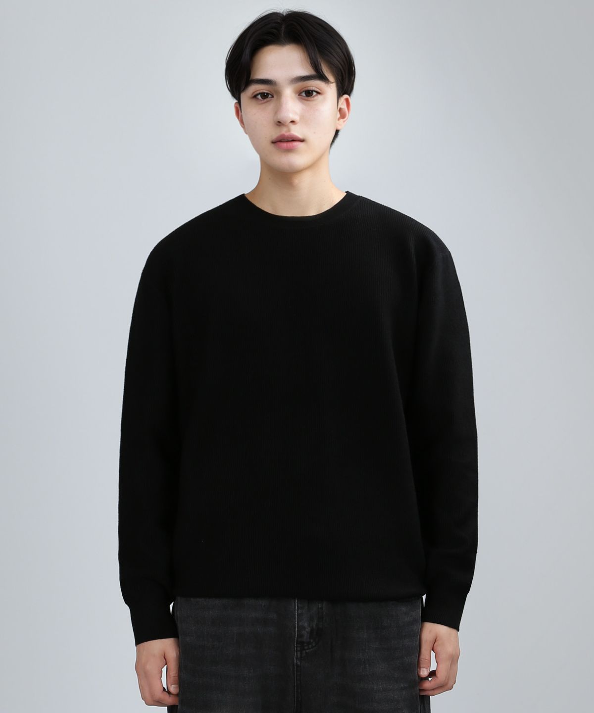 쟈니웨스트(JHONNY WEST) viscose cashlon knit (black)