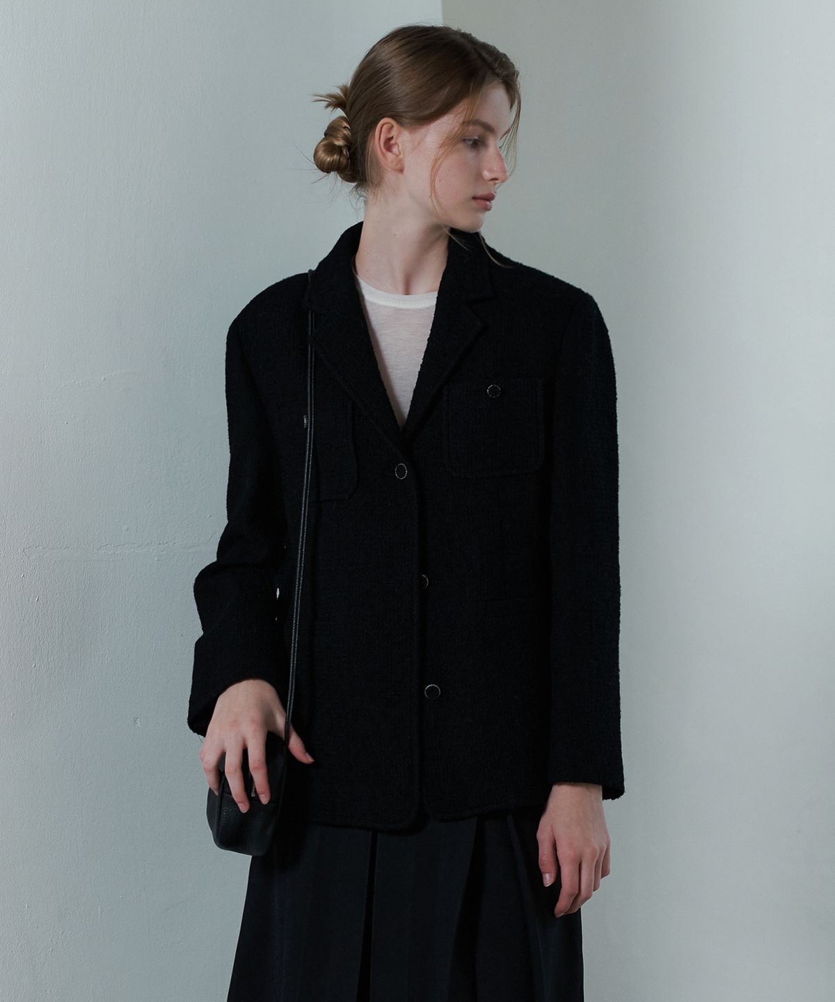 유라고(URAGO) Celina tweed wool jacket