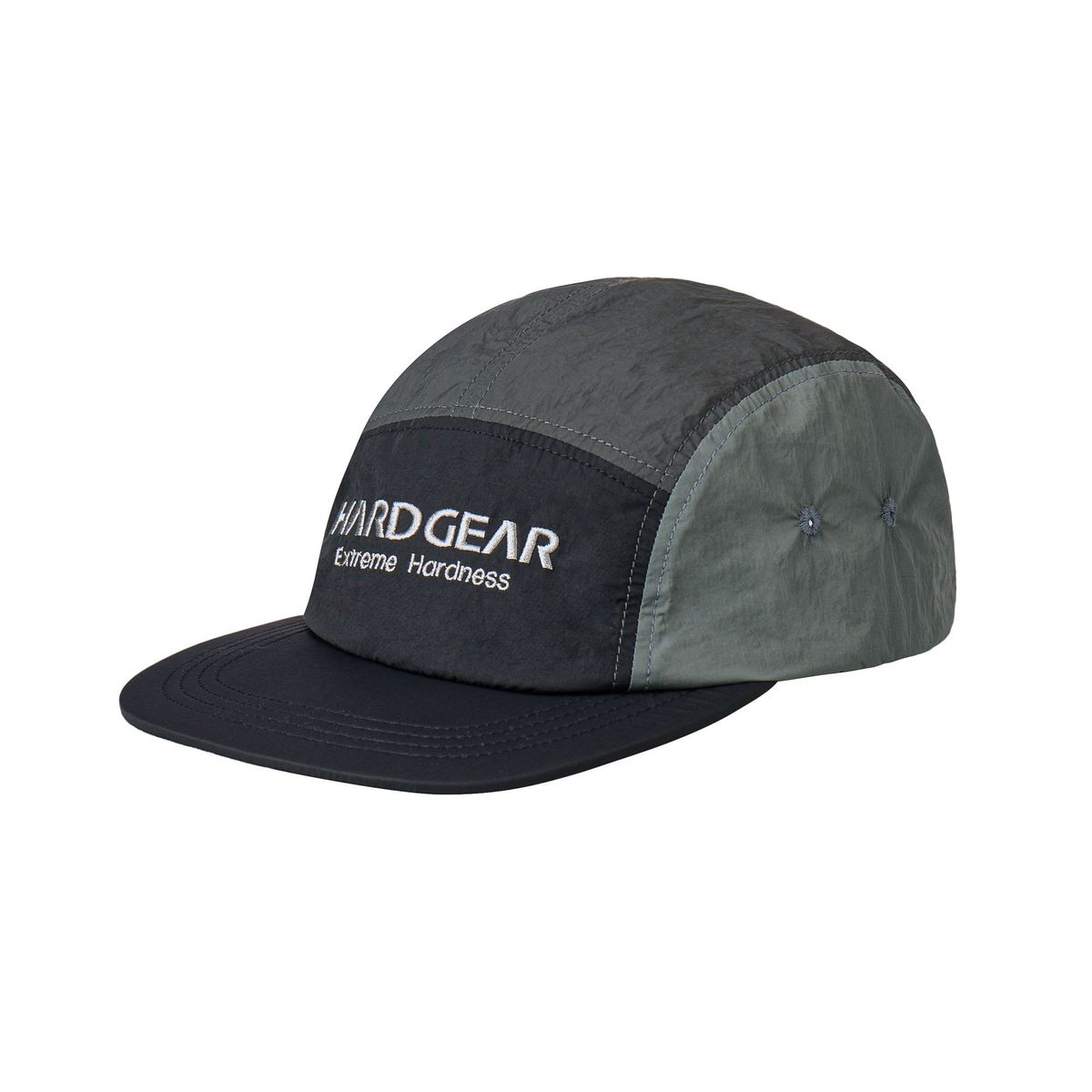 하드기어 어패럴(HARDGEAR APPAREL) 컬러 블록 트레일 캡 블랙