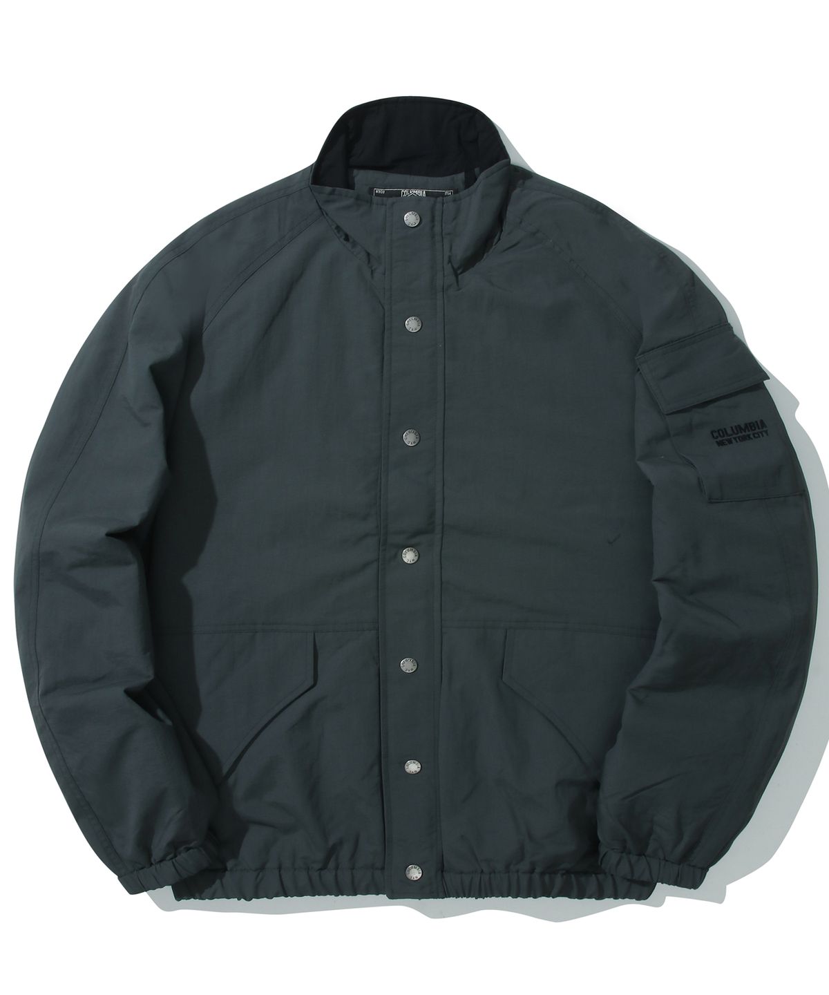 컬럼비아 유니버시티(COLUMBIA UNIVERSITY) NY BLACKSERIES POCKET NT MEDIUM JACKET 차콜