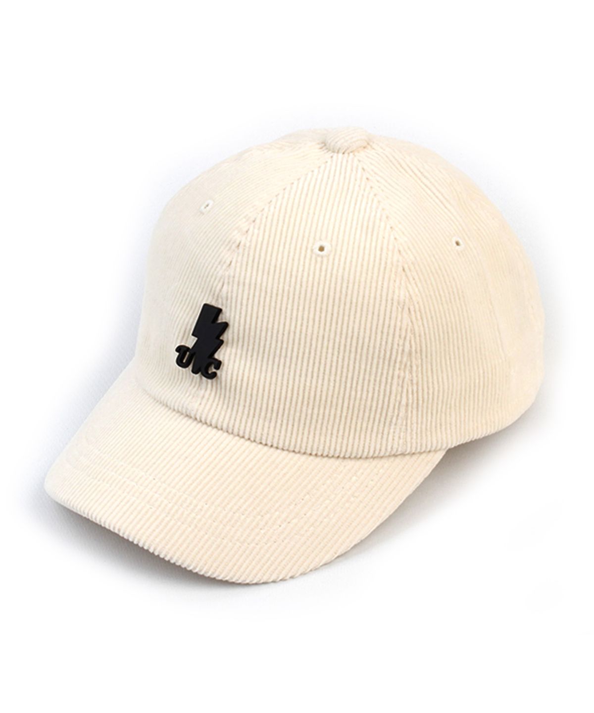유니버셜 케미스트리(UNIVERSAL CHEMISTRY) Corduroy Ivory Short Brim Ballcap 숏챙볼캡