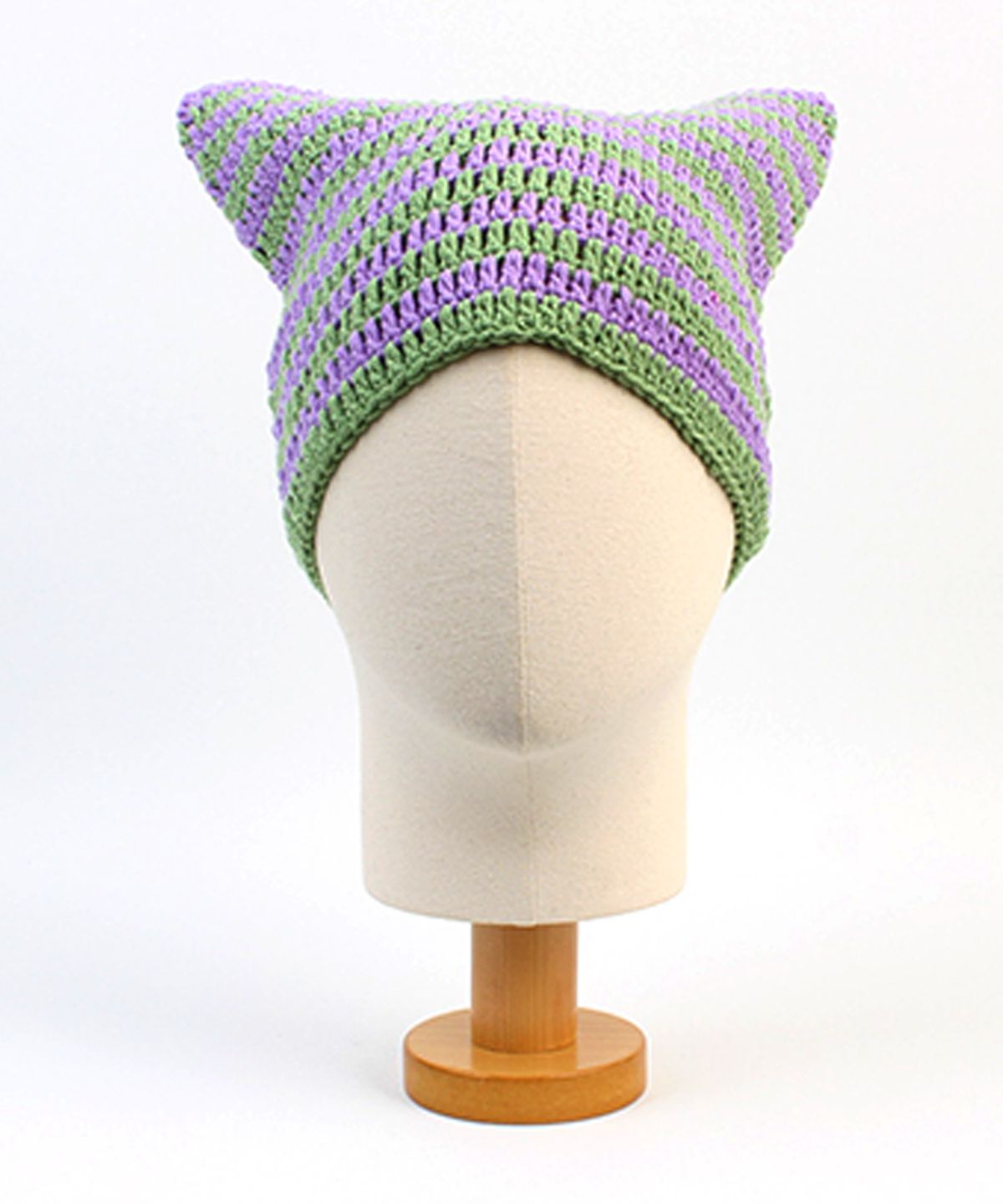 유니버셜 케미스트리(UNIVERSAL CHEMISTRY) Horn Stripe Green Beanie 뿔비니