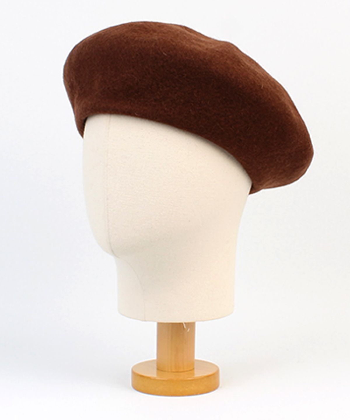 유니버셜 케미스트리(UNIVERSAL CHEMISTRY) Wool Brown Overfit Beret 오버핏울비니