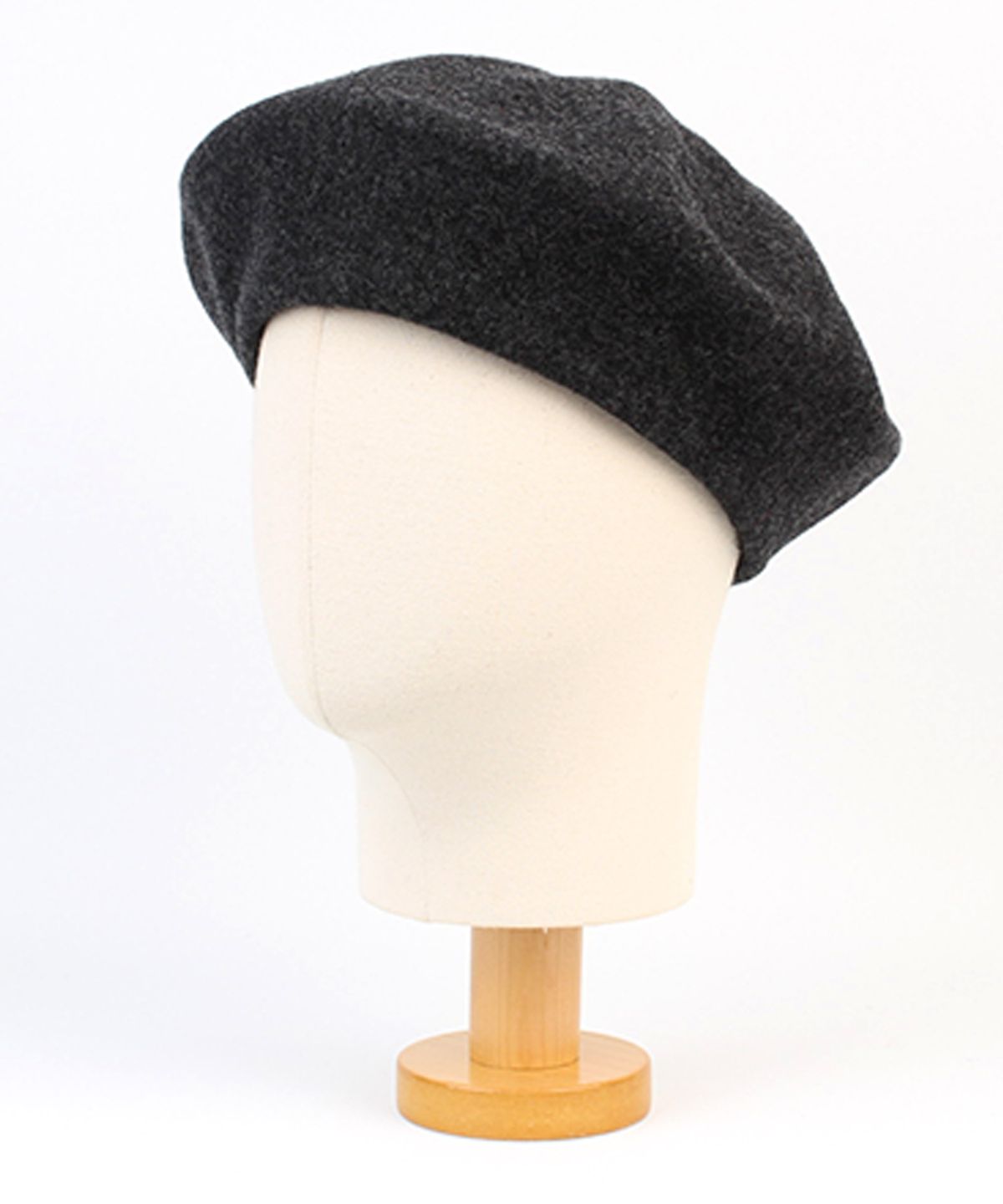 유니버셜 케미스트리(UNIVERSAL CHEMISTRY) Wool Charcoal Overfit Beret 오버핏울비니