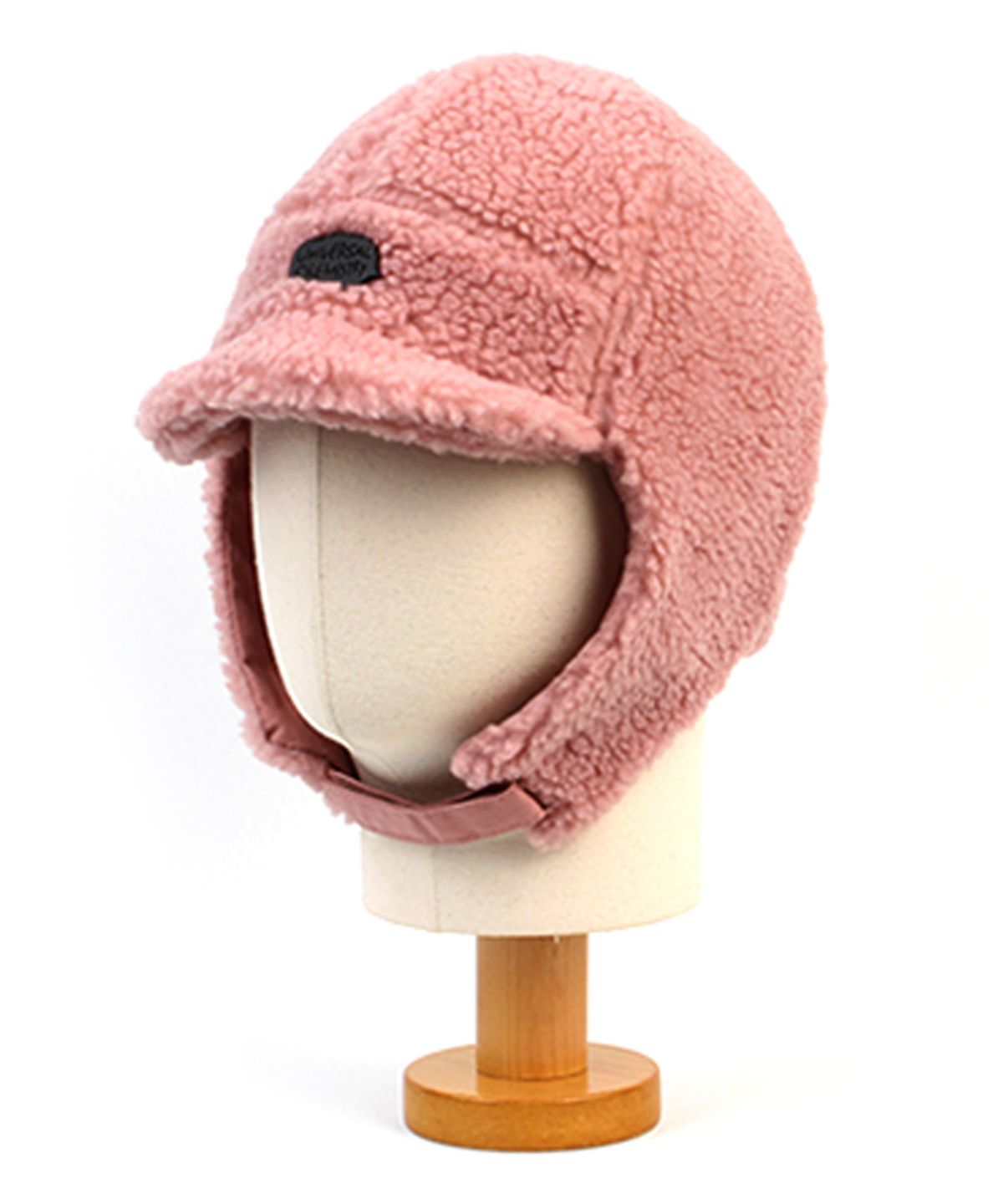 유니버셜 케미스트리(UNIVERSAL CHEMISTRY) Short Brim Pink Fleece Earflap Cap 귀달이모자