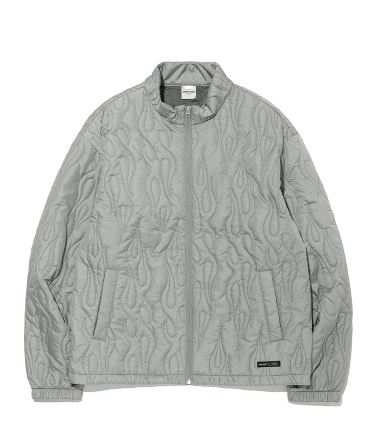 크리틱(CRITIC) FLAME QUILTING JUMPER LIGHT GREY