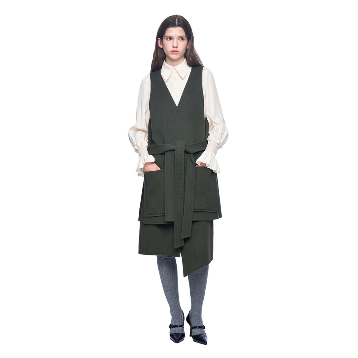 퍼블리카엑스(PUBLICKA X) BJORN VEST KOMBU GREEN