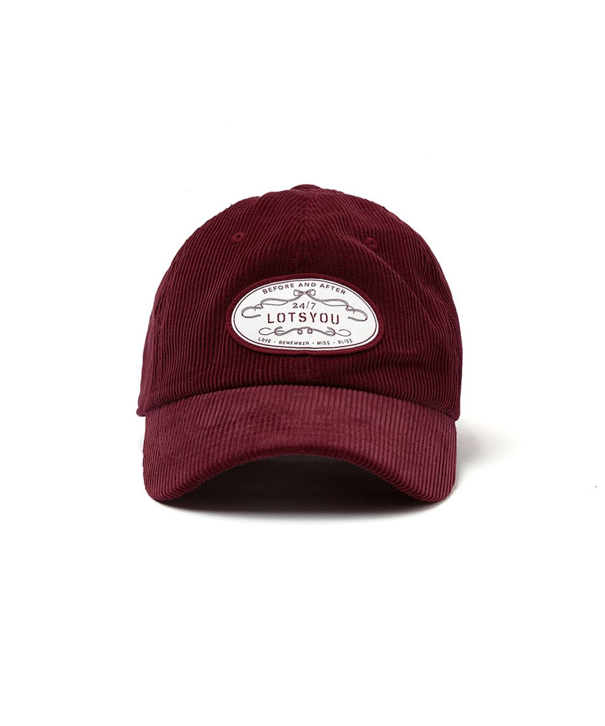 라츠유(LOTSYOU) Classic Corduroy Ball cap Red