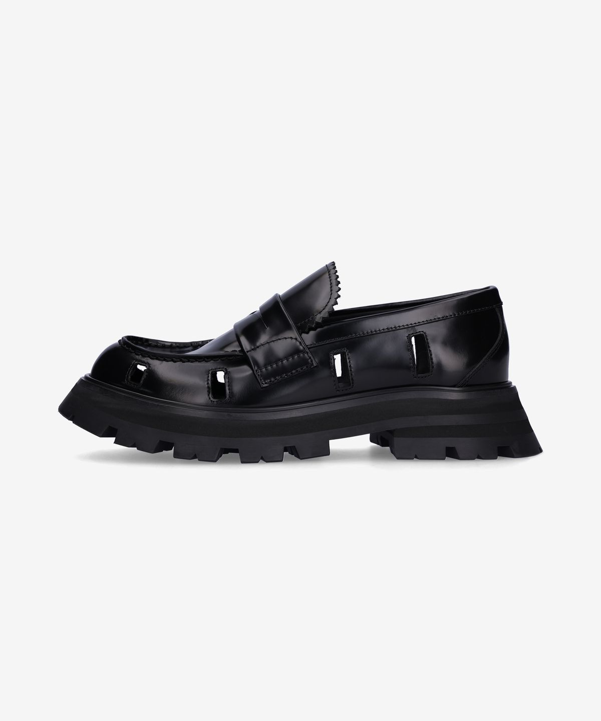 알렉산더 맥퀸(ALEXANDER McQUEEN) 알렉산더 맥퀸 로퍼 - 블랙 / 755646WIDU01000