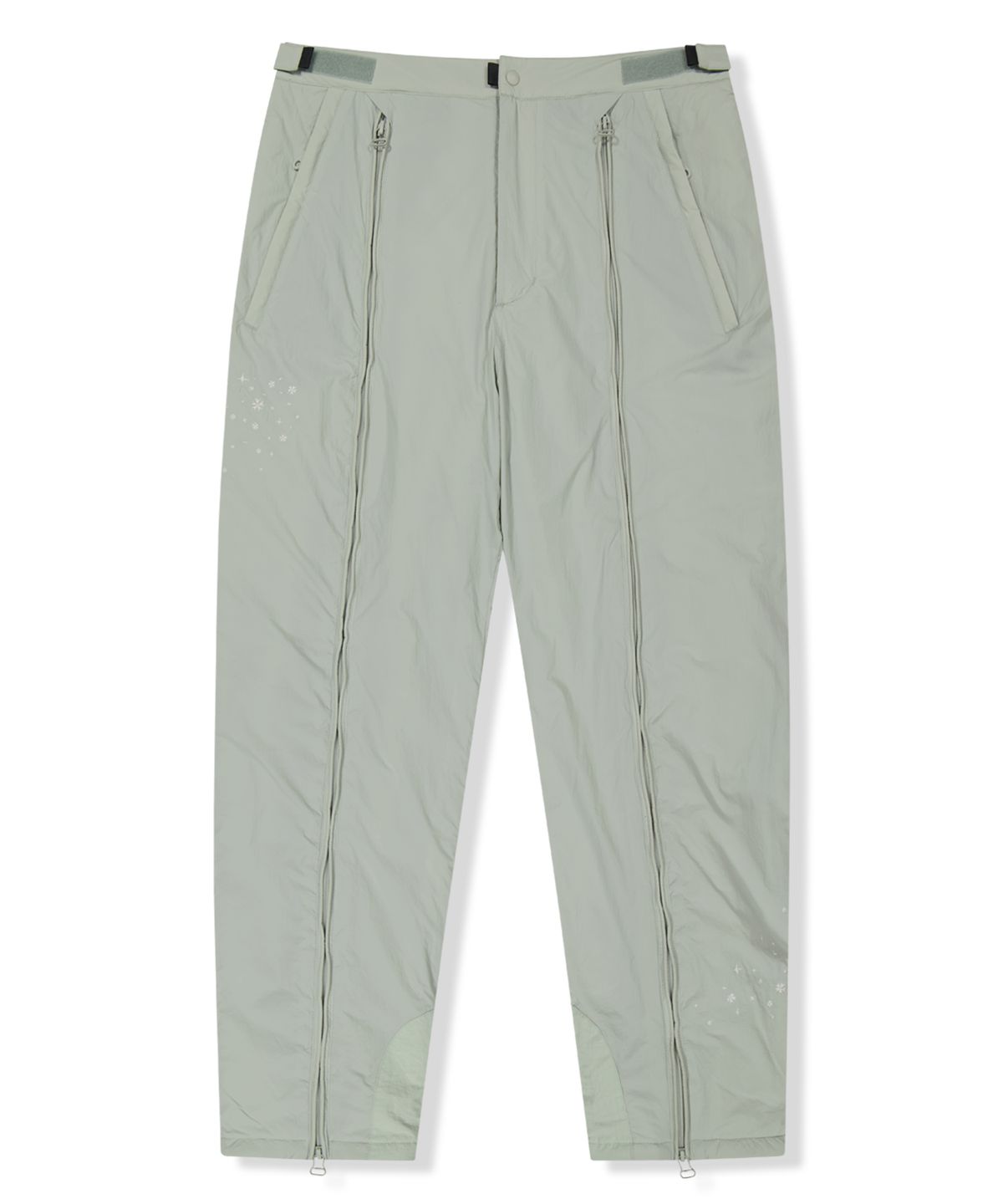 예스아이씨(YESEYESEE) Primaloft® Thermal Vertical Zip Pants Pistachio