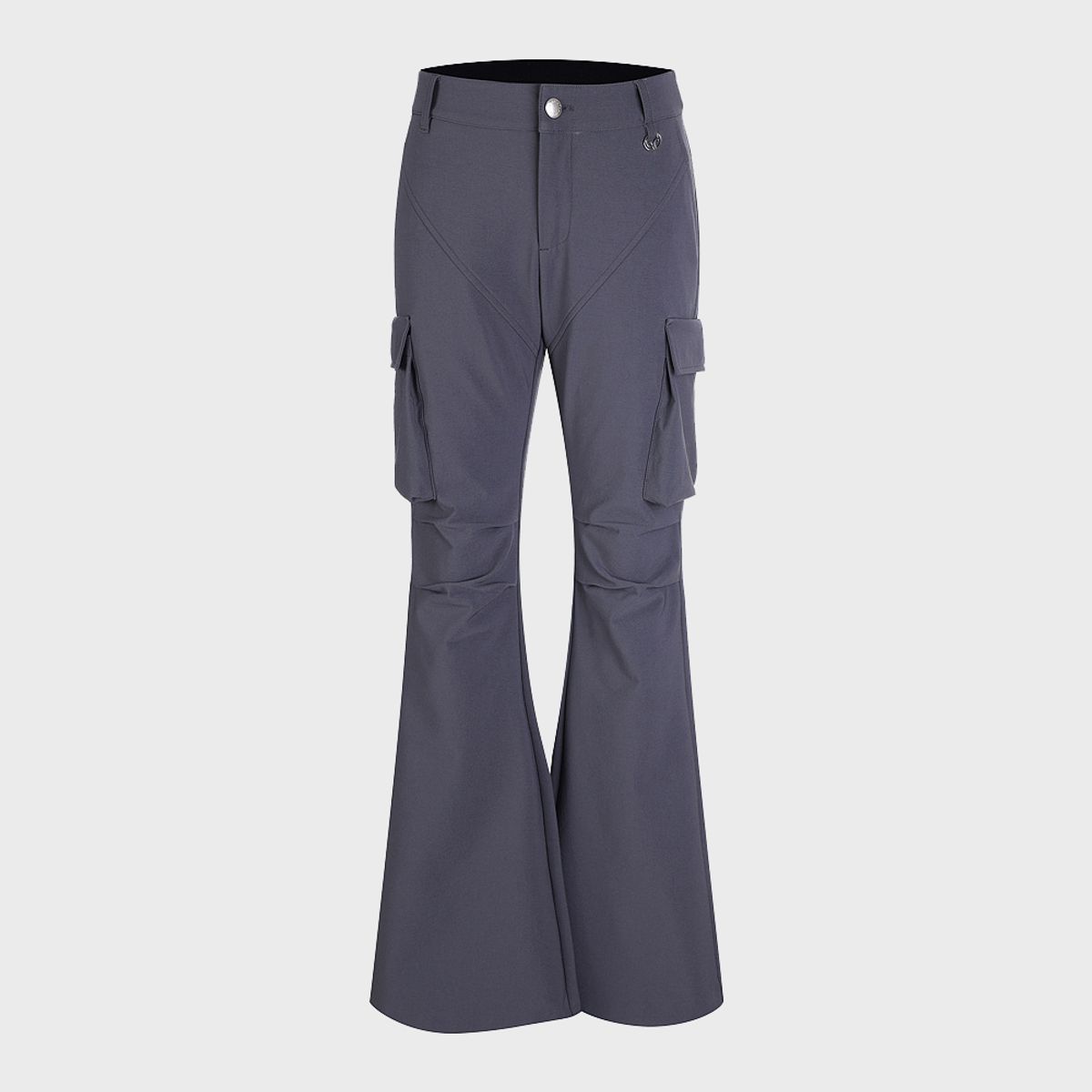 라라폭스(LALAFOX) CARGO SLIM BOOTS-CUT PANTS CHARCOAL BP3WP008