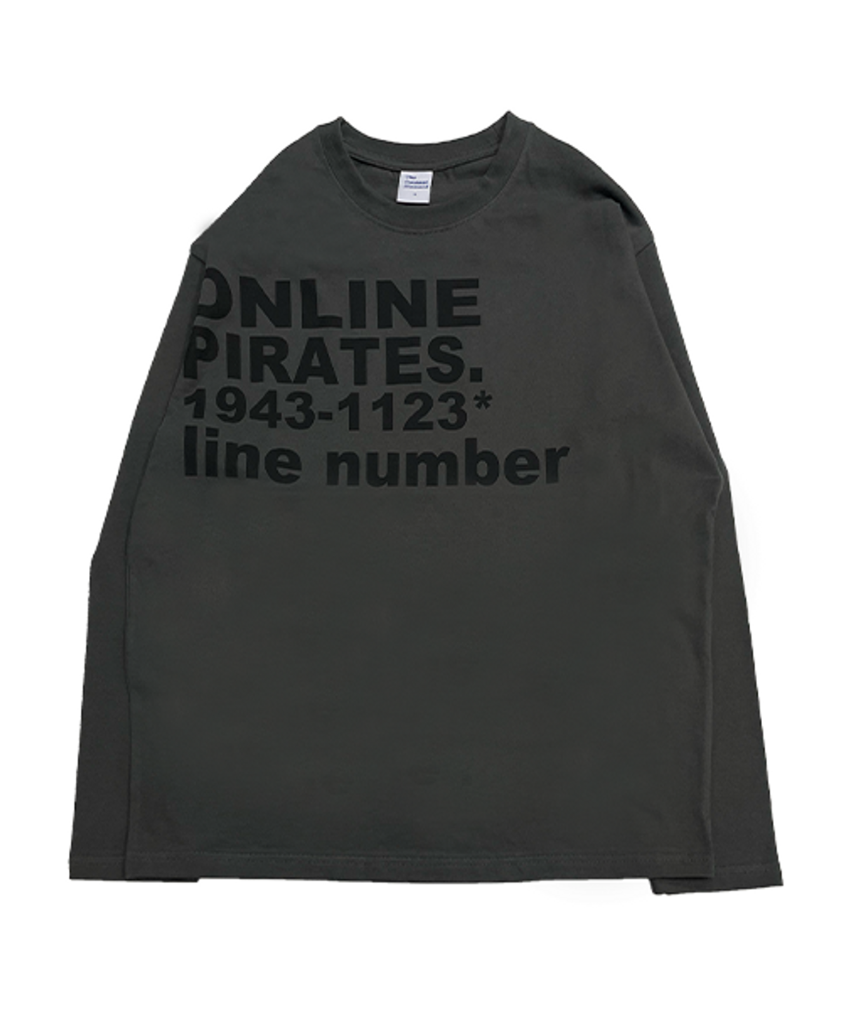 더콜디스트모먼트(THE COLDEST MOMENT) TCM online long sleeve (charcoal)