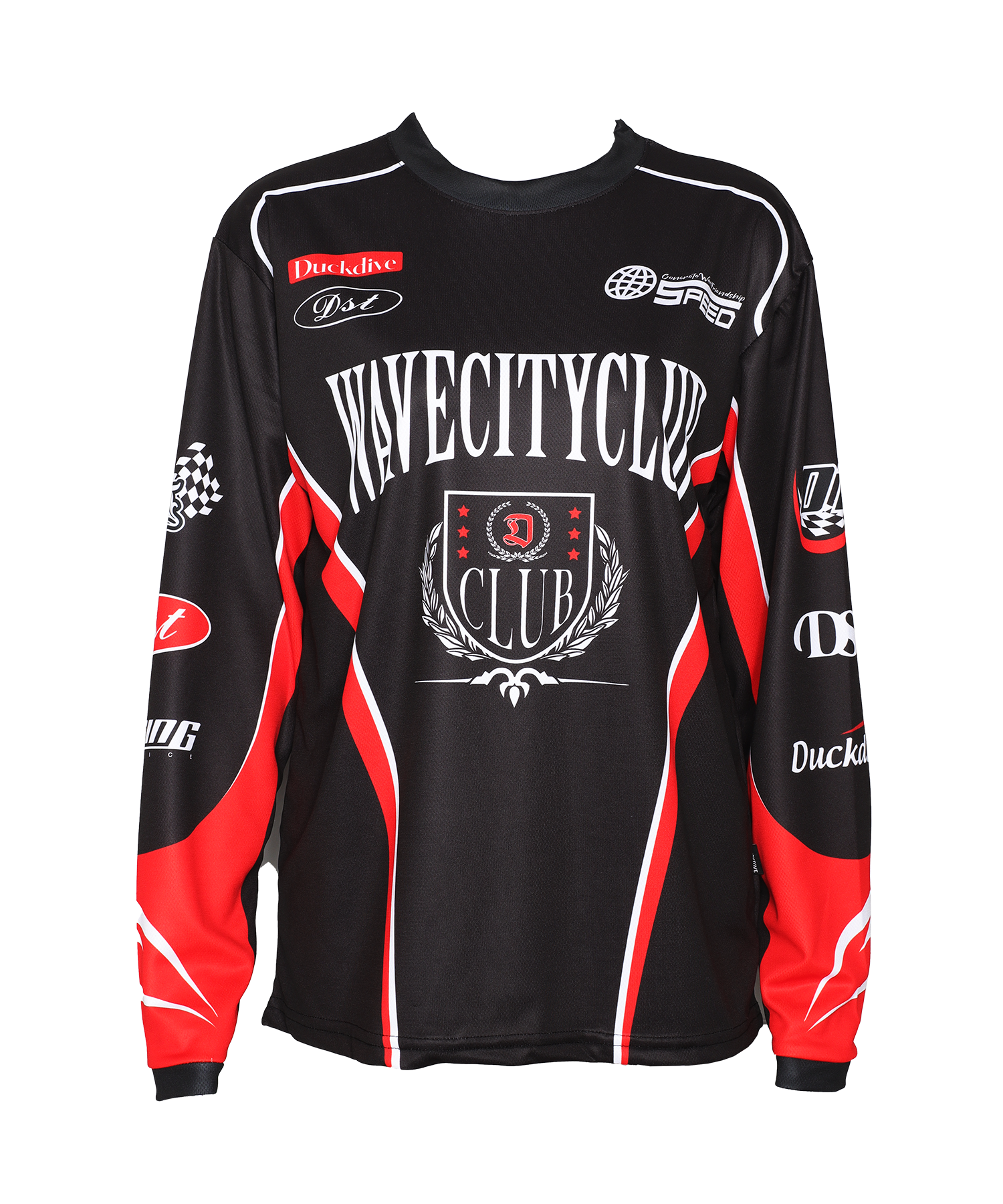 ☆DUCKDIVE☆OLD SHCOOL SYMBOL MESH LONG SLEEVE BLACK MUSINSA | DUCKDIVE Racer Symbol Mesh Long Sleeve 2