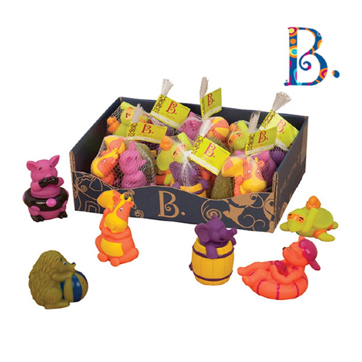 브랜드비(B TOYS) 꾸러미스퀄츠목욕놀이3종(낱개)
