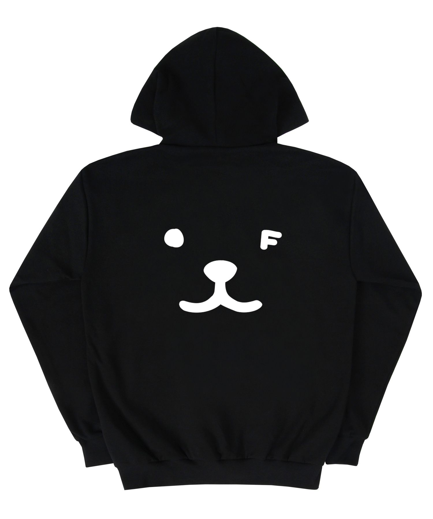 [GRAVER]★PUPPY FACE BACK SMILE HOODIE MUSINSA | GRAVER [UNISEX] Puppy Face Back Smile Hoodie_Black