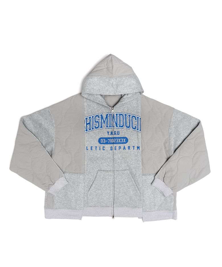 FR ZIP UP HOODIE GREY