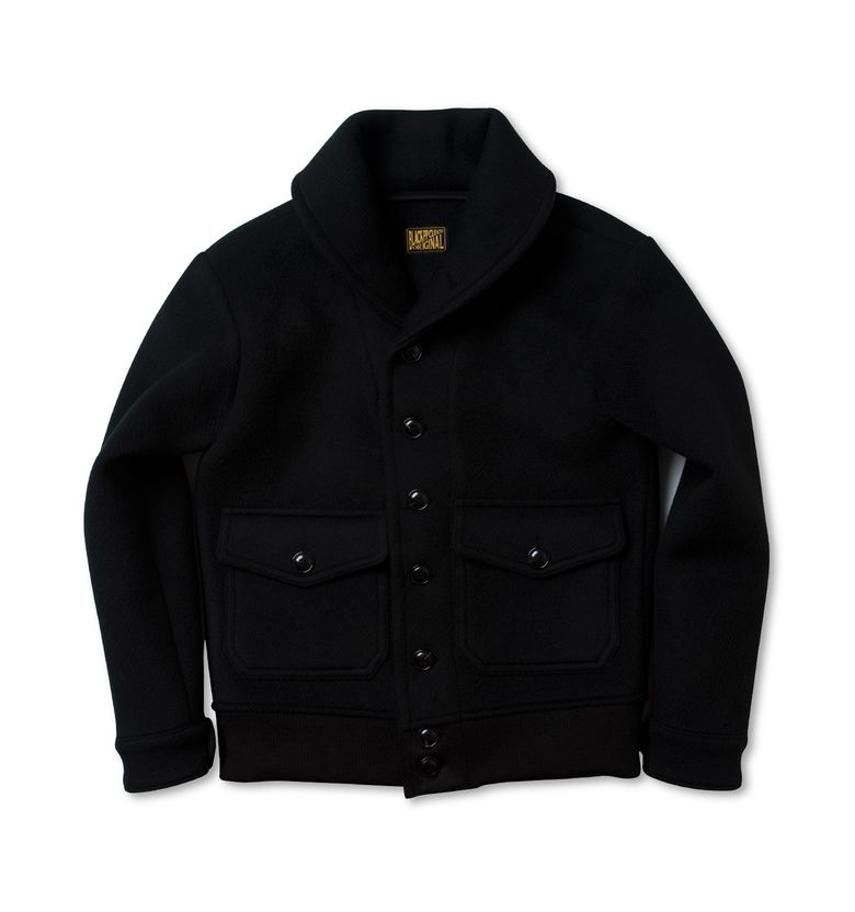BLACK PP CCC Jacket (herringbone wool)