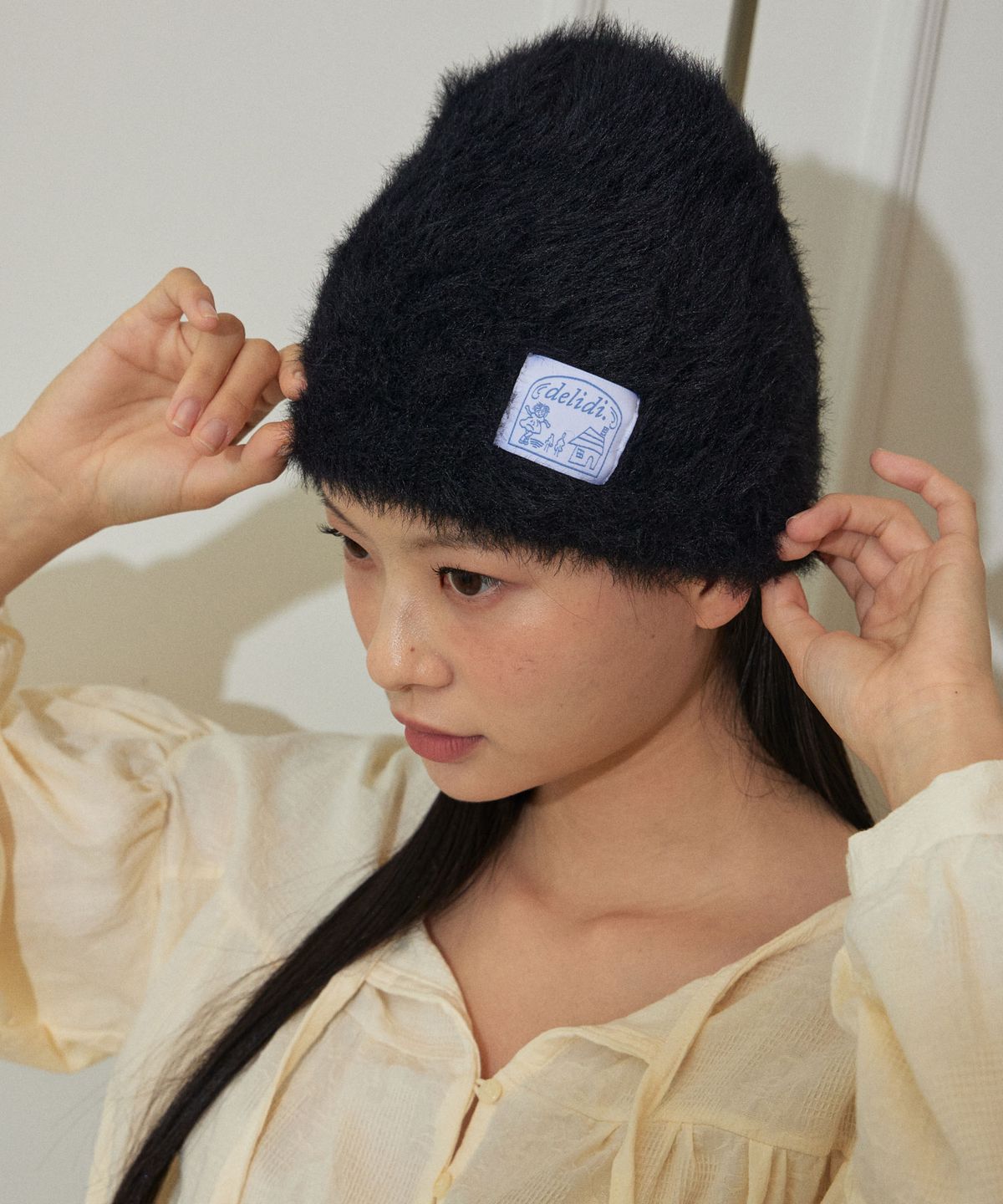 딜라이디(DELIDI) Dainty beanie (black)