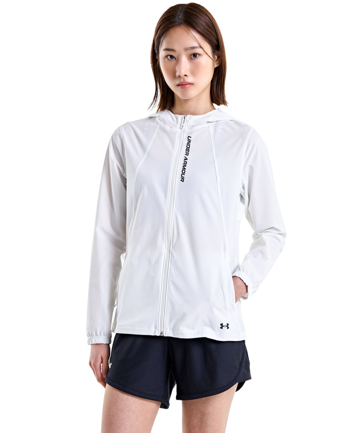 언더아머(UNDERARMOUR) 여성 아웃런 더 스톰 재킷 1377043-100