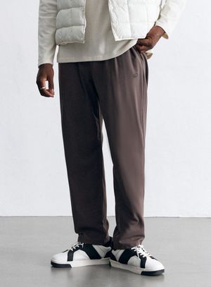 플리스 컴포터블 젠틀팬츠 AM9076 BR