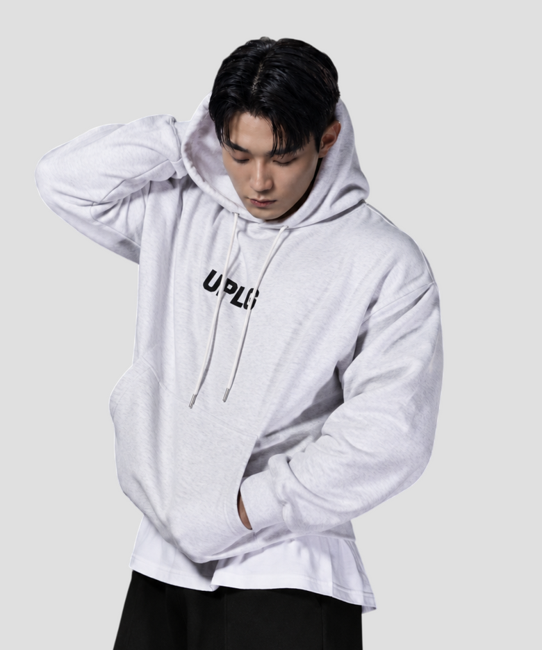 UPLG 메인 자수로고 후드