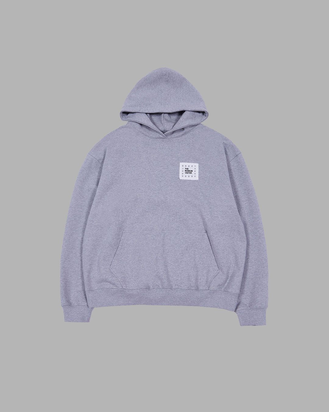 THE MUSEUM VISITOR★韓国 CUBIC LOGO STITCHED ESSENTIAL HOODY MUSINSA | THE MUSEUM VISITOR CUBIC LOGO STITCHED ESSENTIAL