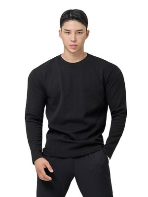특양면 무지 머슬핏 긴팔 티셔츠_2Color