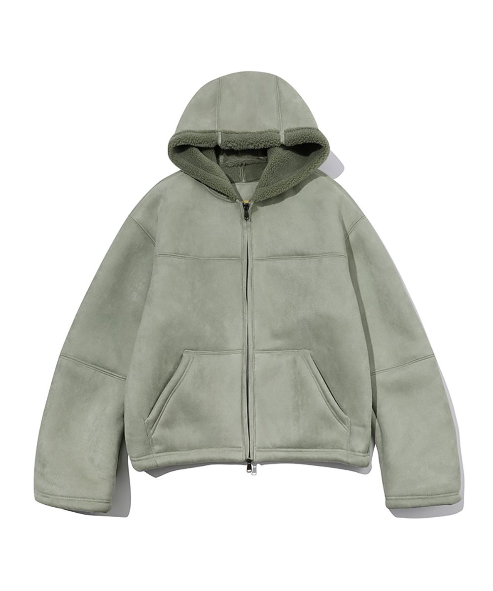 Yeezy Season Short Shearling Jacket Yeezy Season Shearling-lined