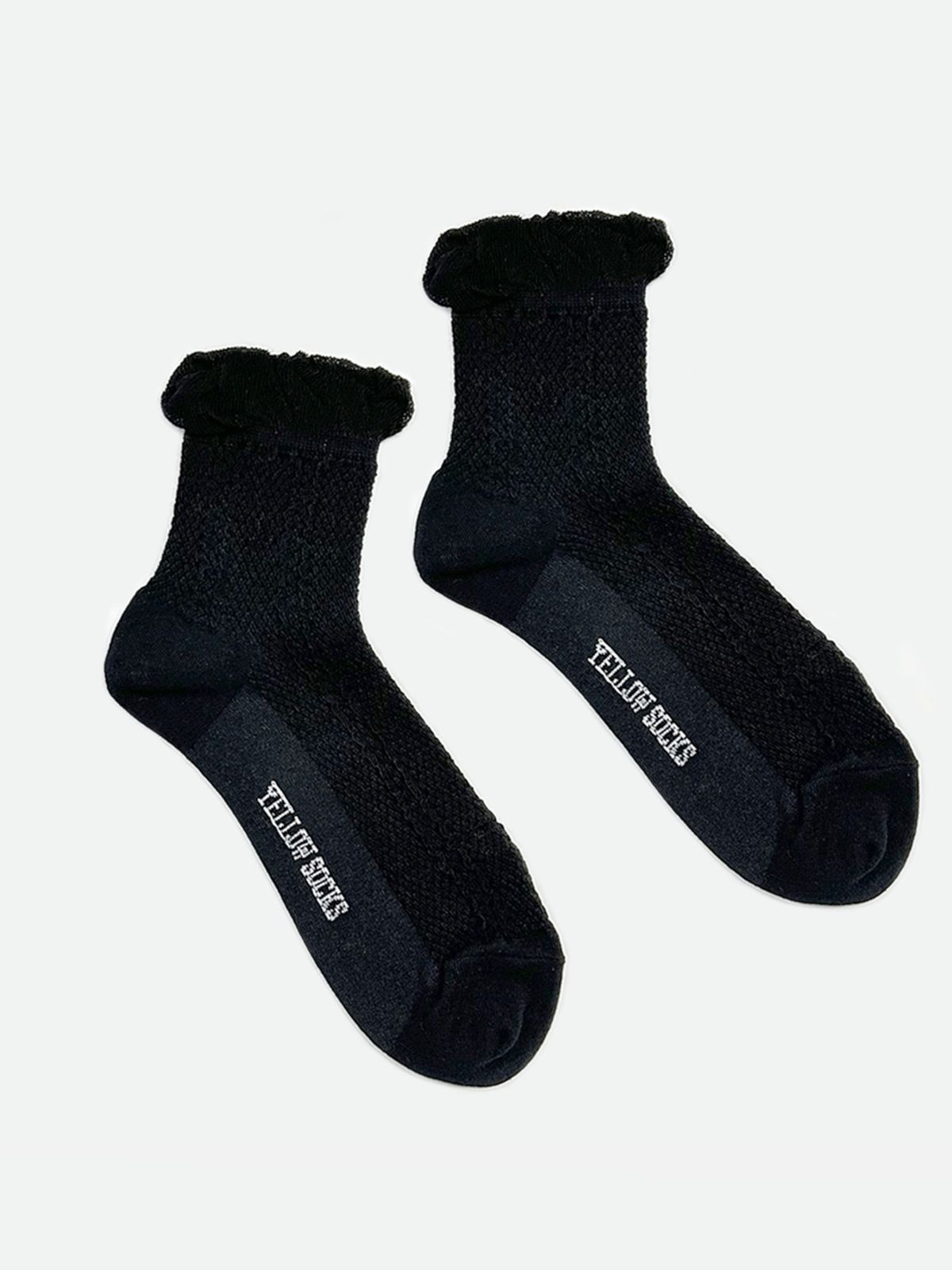 옐로우삭스(YELLOWSOCKS) 숏 삭스 릴리 블랙