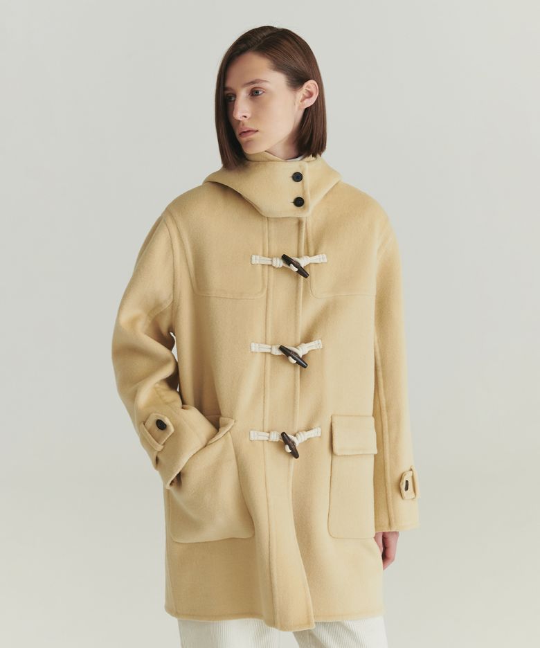 Handmade Wool Duffle Coat - Butter