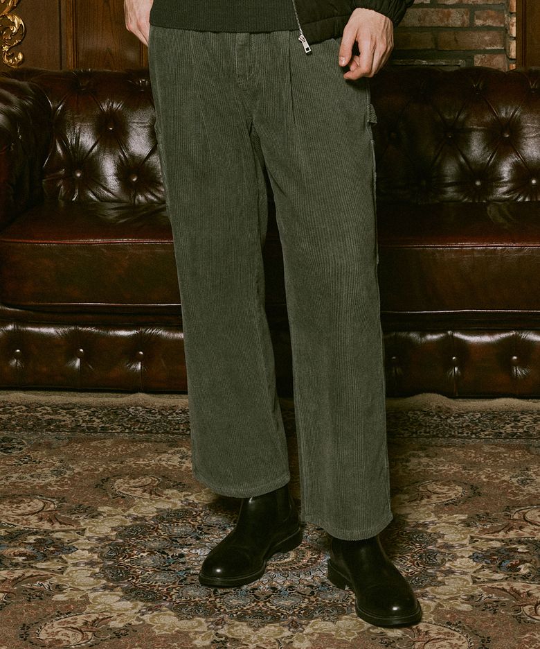 CORDUROY POCKET PANTS [2 COLOR]