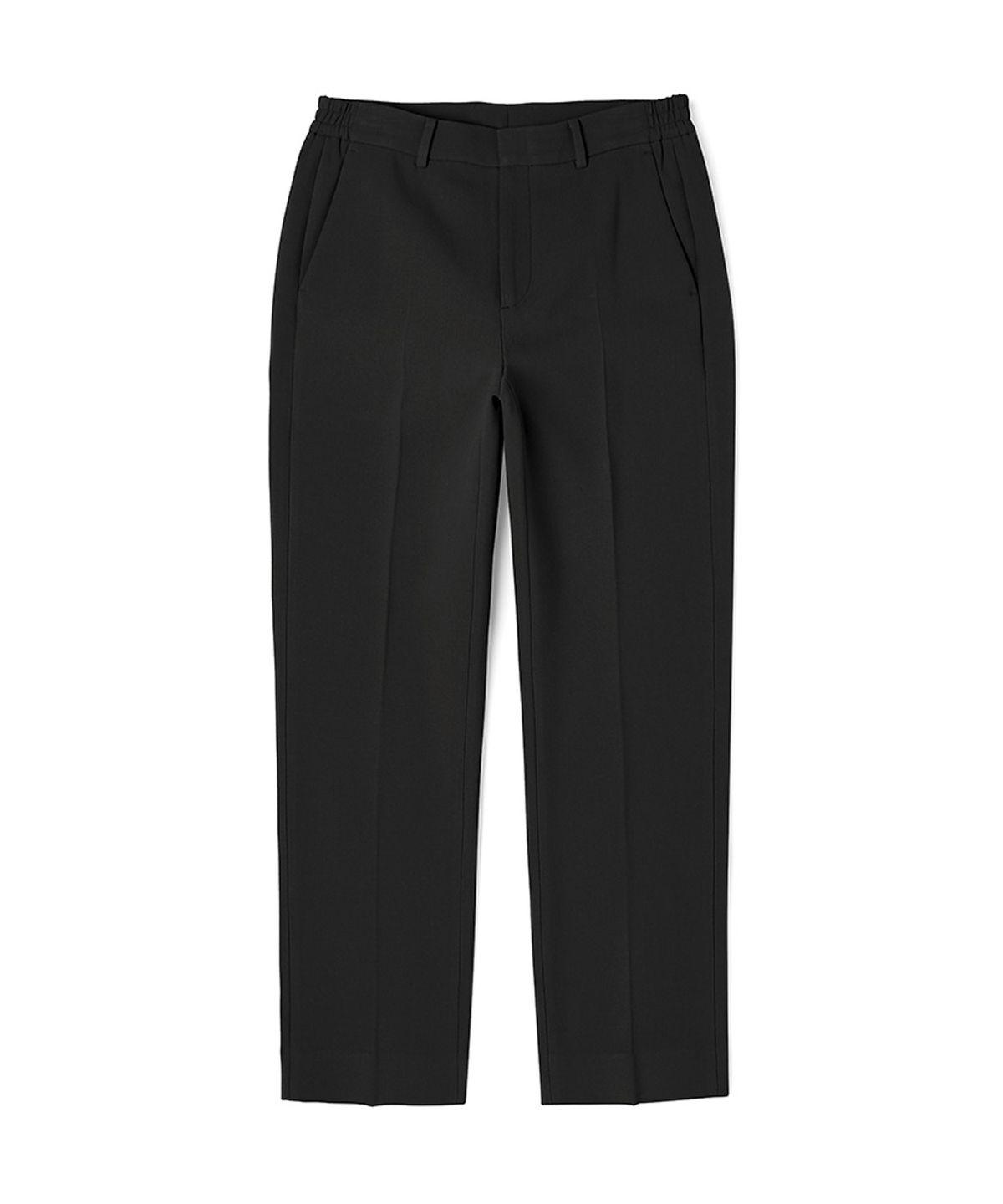 애드호크(ADHOC) 남성 겨울 T/R 기모 테이퍼드 팬츠 (BLACK) (HZALP14-39)