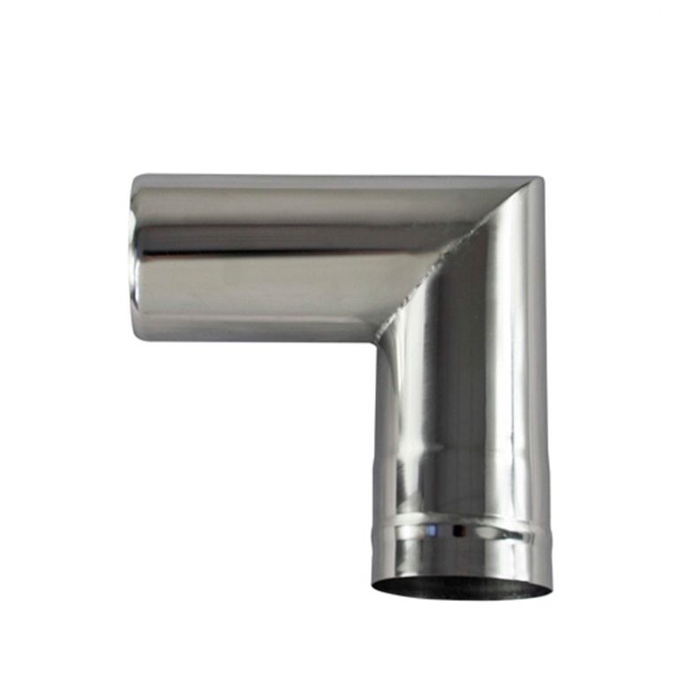 캠핑용 화목난로 전용 스테인레스 90도 L자형 연통 53mm (우드랜더/노매드 S 전용)