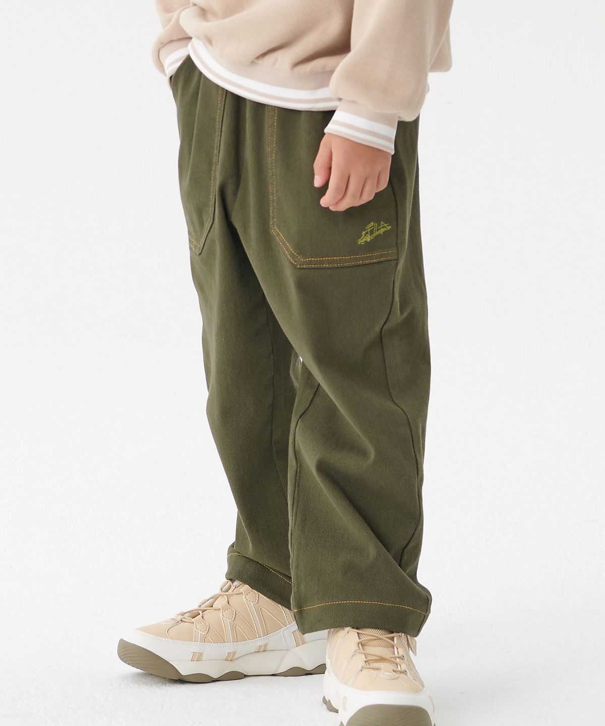 휠라 키즈(FILA KIDS) 어반 포켓 배기 팬츠(FK2PTF3501XKHI)