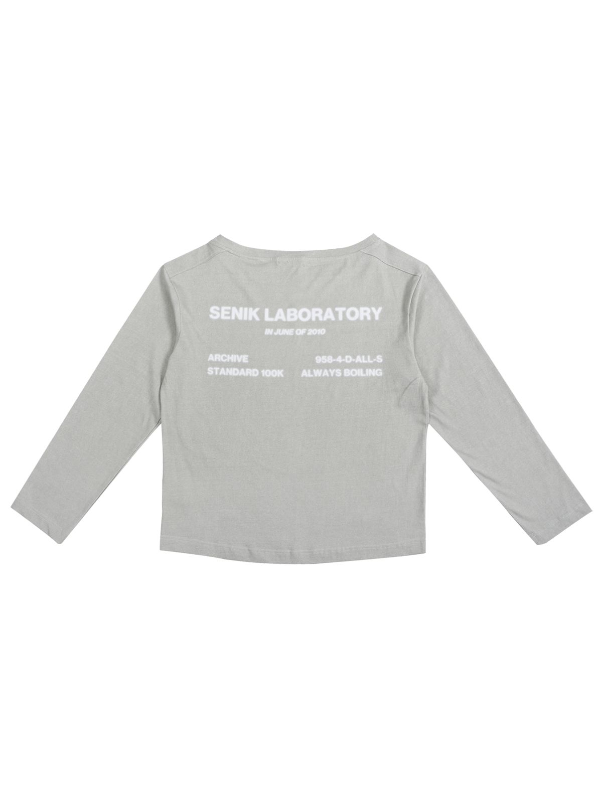 세니크(SENIK) Champs string long sleeve - Light grey