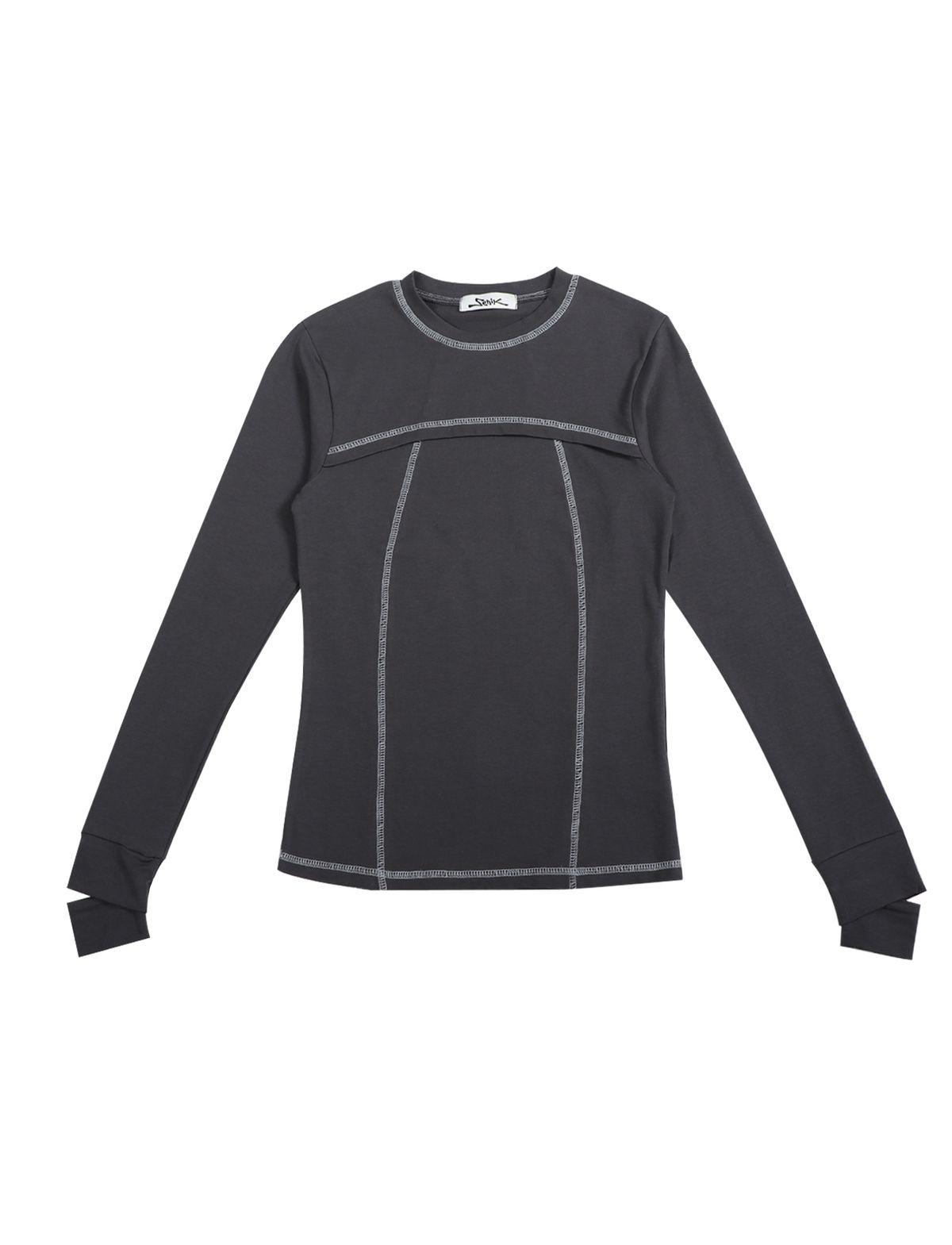 세니크(SENIK) Handwraps stitches long sleeve - Grey