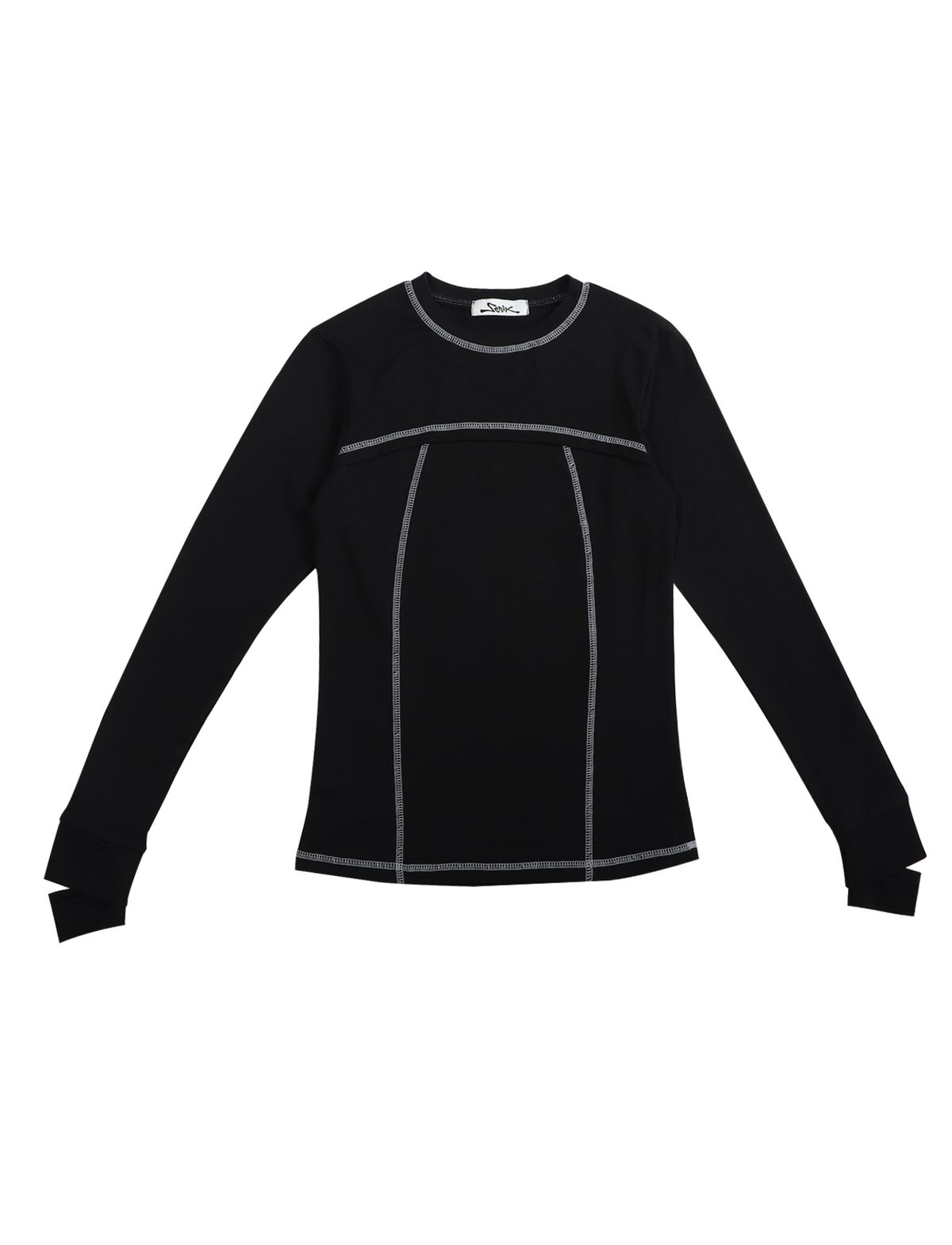 세니크(SENIK) Handwraps stitches long sleeve - Black
