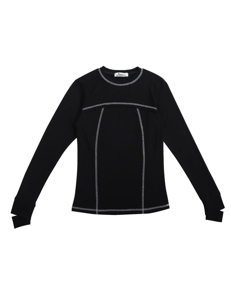 Handwraps stitches long sleeve - Black