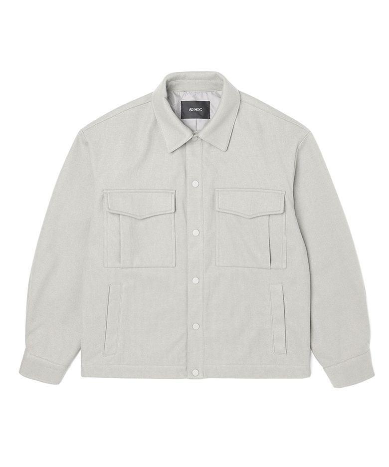 남성 방모라이크 투 포켓 셔켓 (LT-KHAKI) (HZAUJ11-62)