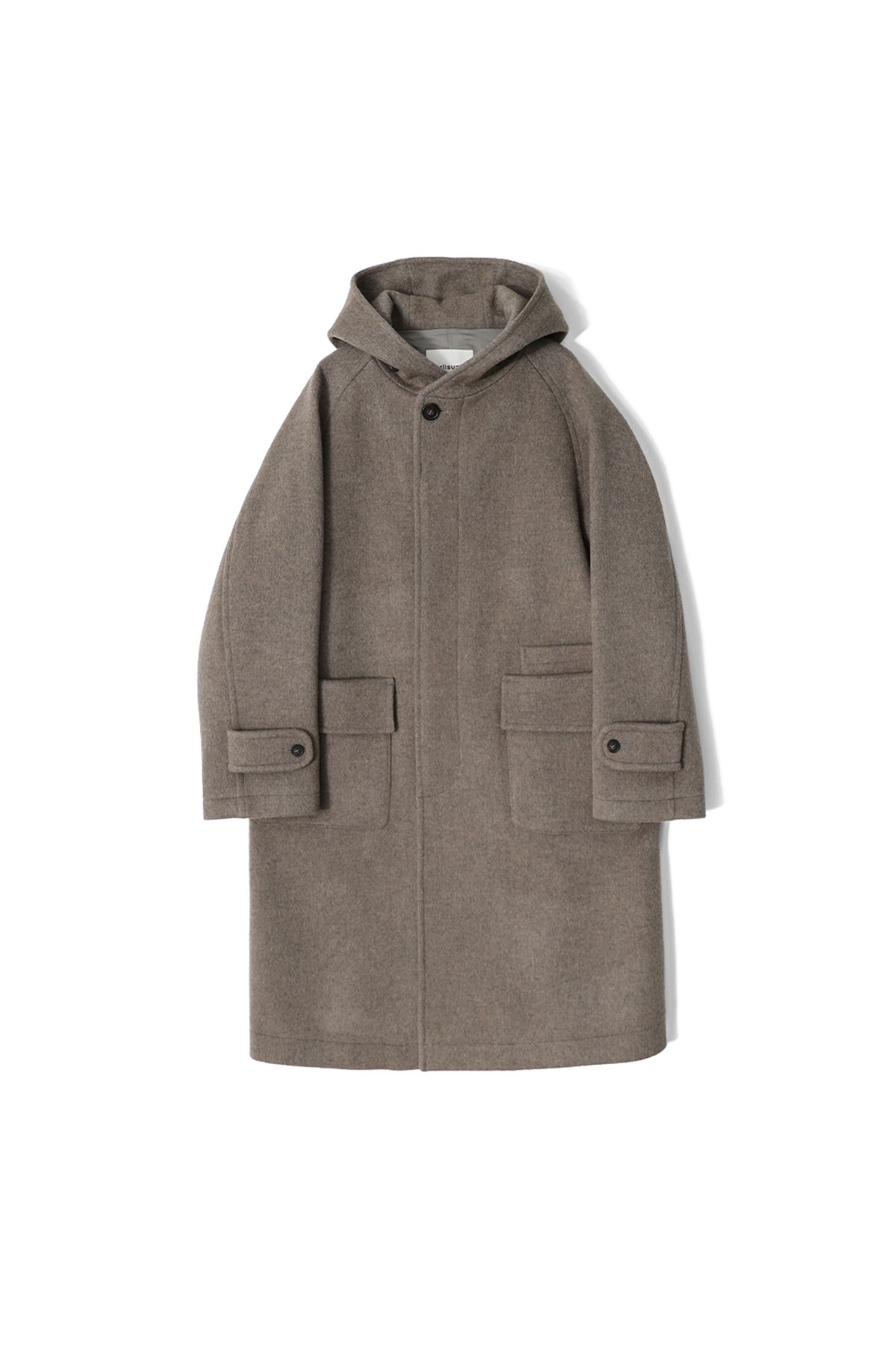 홀리선(HORLISUN) Longgrove Wool Hood Coat Melange Beige