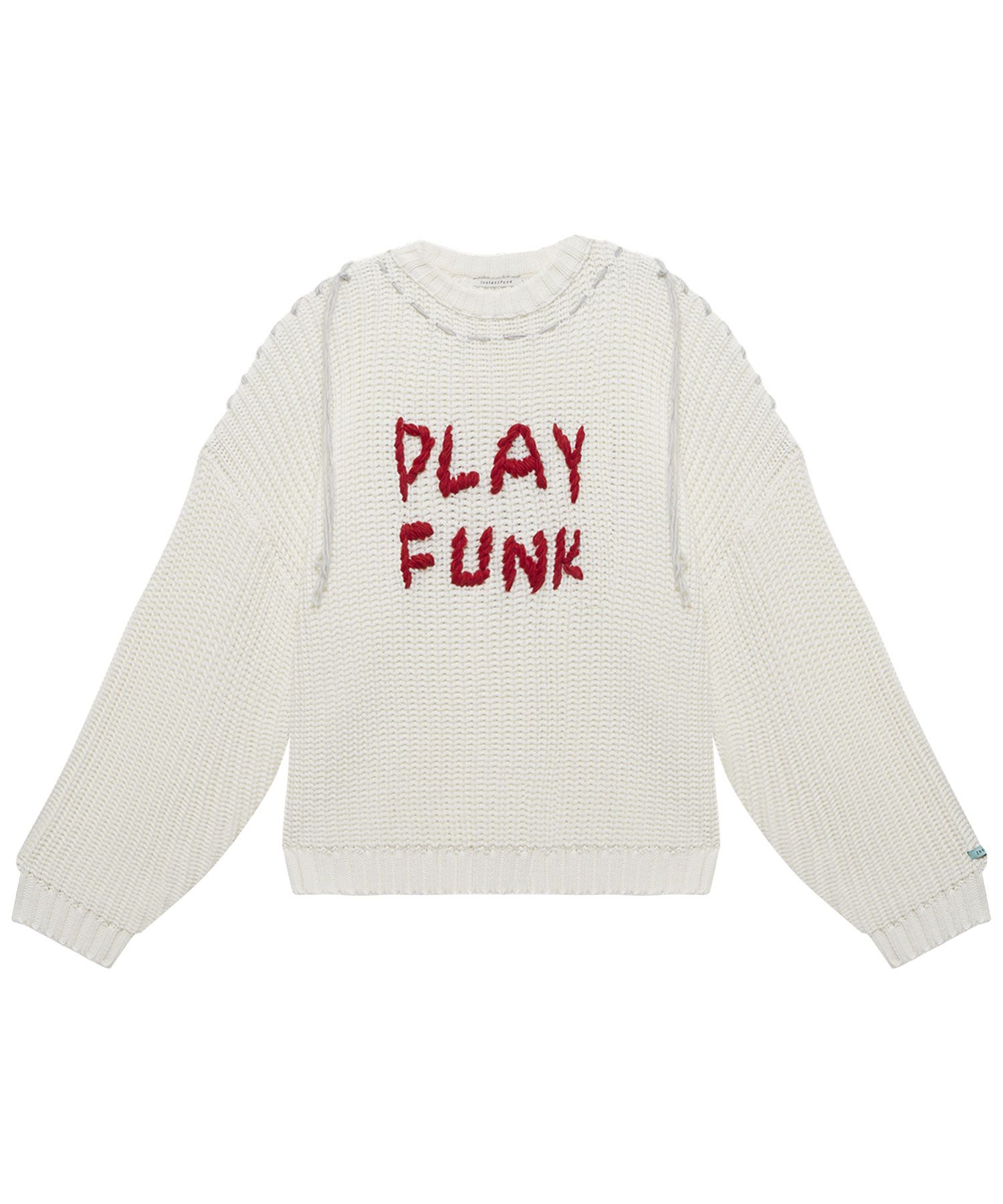 ニット+セーター INSTANTFUNK Ms handmade embroidery knit MUSINSA | INSTANTFUNK Ms Handmade Embroidered Knit