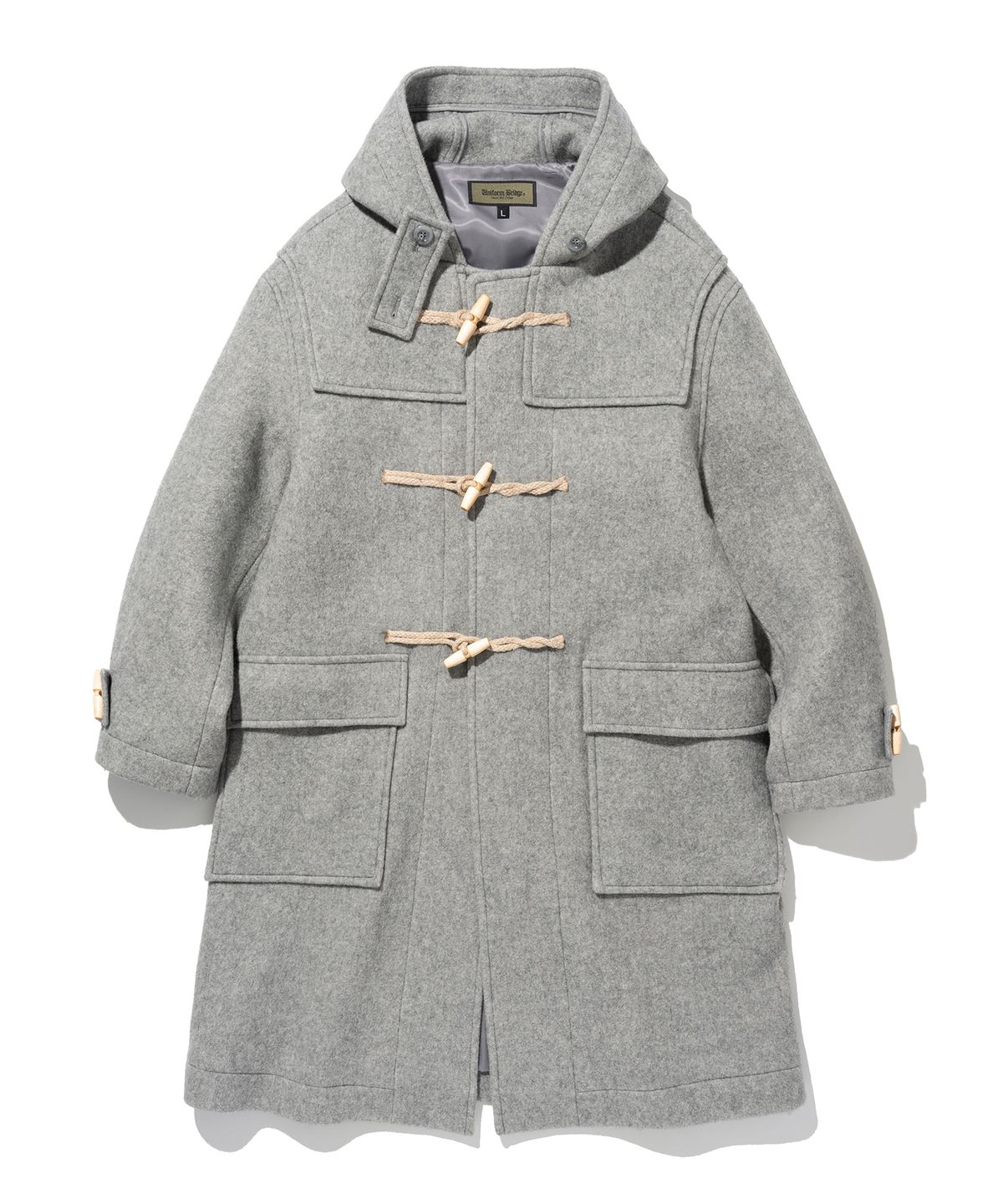 유니폼브릿지(UNIFORM BRIDGE) wool duffle coat grey