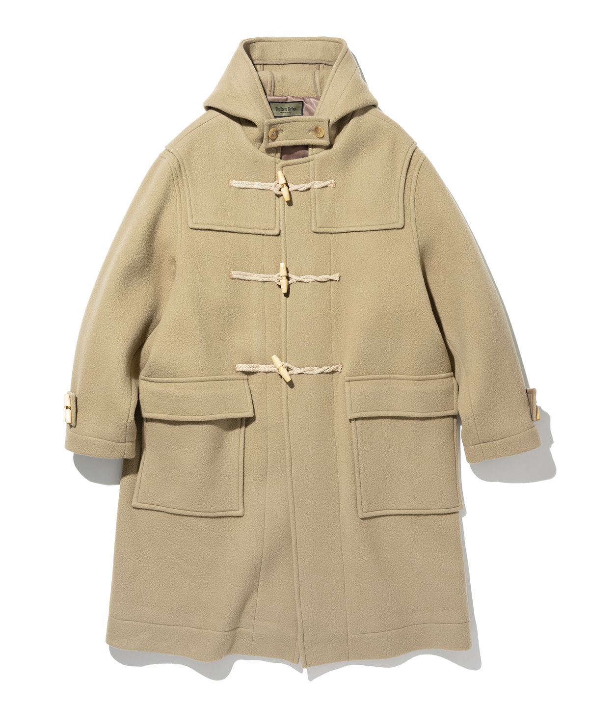 유니폼브릿지(UNIFORM BRIDGE) wool duffle coat beige