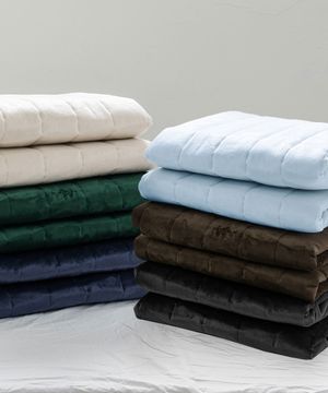 미드나잇 극세사 4면 고정 밴딩 발열 히팅 침대패드 SS/Q 6컬러