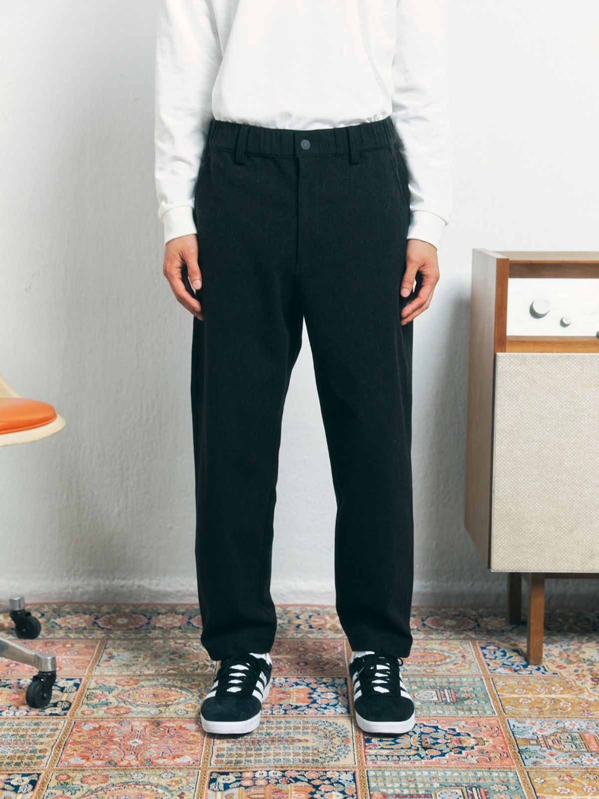 컨티먼트(CONTEMENT) 360° STRETCH WOOLLY PANTS (C/GREY)