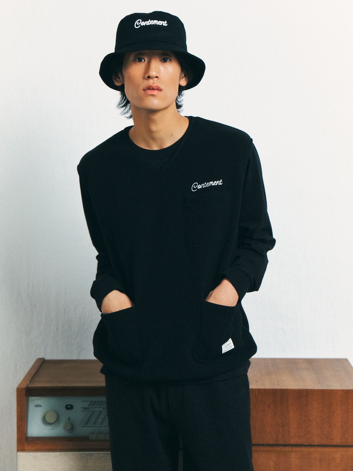 컨티먼트(CONTEMENT) POCKET FLEECE VEST