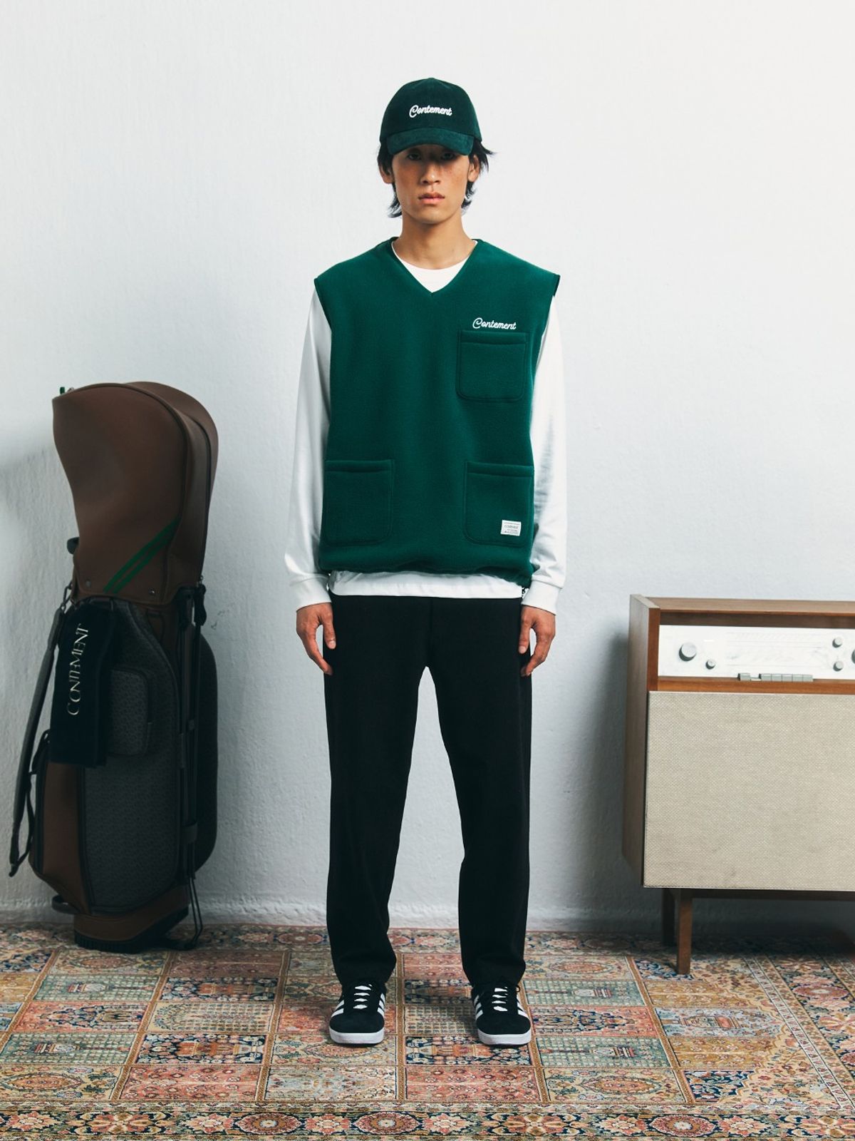 컨티먼트(CONTEMENT) POCKET FLEECE VEST