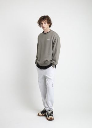 유니 저지 맨투맨_KHAKI