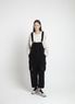 [daub X 효정] 여성 멜빵 팬츠_BLACK