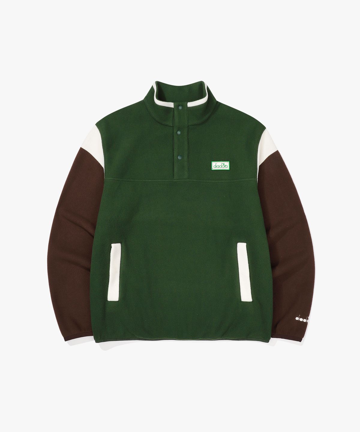 디아도라(diadora) 몬텔로 윈터 마이크로플리스 아노락 DARK GREEN - 사이즈 & 후기 | 무신사